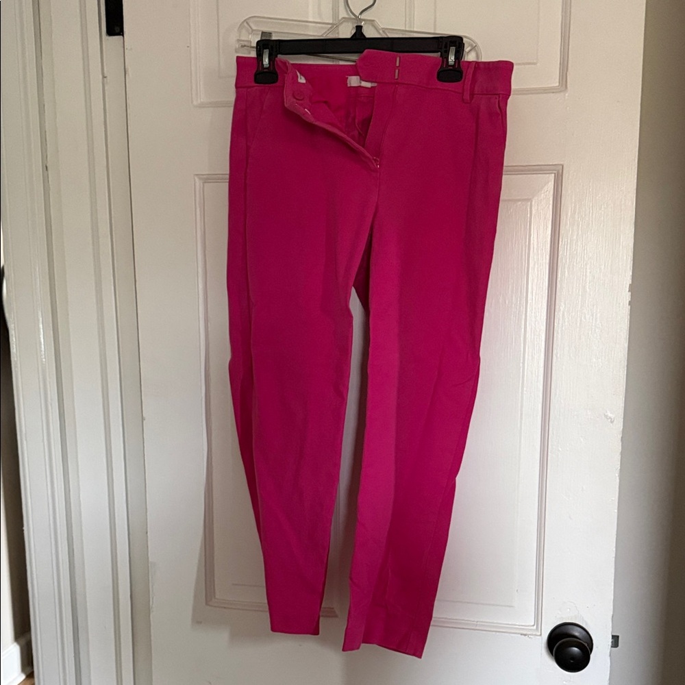 LOFT Hot Pink Cropped Pants